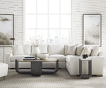 Paxton 3 Piece Sectional, L Shape Sectional with Chaise, Nomad Snow, 152.5" x 101"