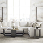 Paxton 3 Piece Sectional, L Shape Sectional with Right Arm Chaise, Instant Parchment, 152.5" x 101"