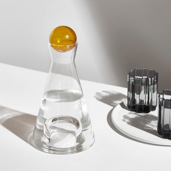 Vice Versa Carafe, Clear & Amber