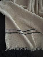 Varsity Oversized Throw, 50″ x 90″, Blue Stripe