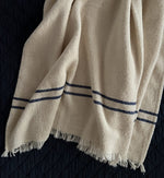 Varsity Oversized Throw, 50″ x 90″, Blue Stripe