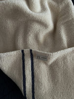 Varsity Oversized Throw, 50″ x 90″, Blue Stripe