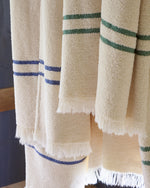 Varsity Oversized Throw, 50″ x 90″, Green Stripe