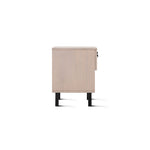 Archie 16" 1 Drawer End Table, Chestnut Cream