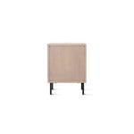 Archie 16" 1 Drawer End Table, Chestnut Cream