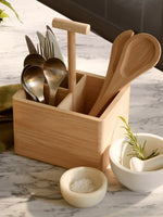 Oak Cutlery Holder