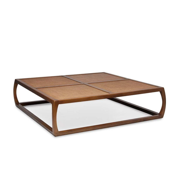 Wandsworth Square Cocktail Table, Pecan, 62"W x 62"D