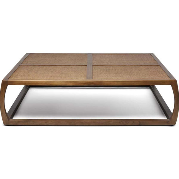 Wandsworth Square Cocktail Table, Pecan, 62"W x 62"D