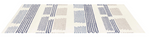 Tread Lightly Woven Cotton Rug, Navy
