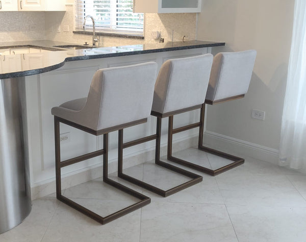 Holly Barstool, Zenith Soft Grey