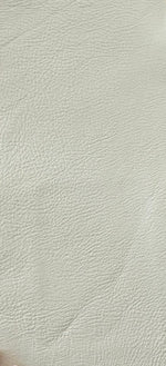 Lanier Leather Comfort Air Chair & Ottoman, Bison White/Walnut, 2 Sizes