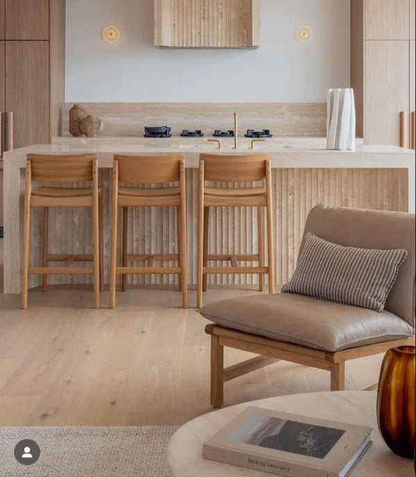 Poise Counter Stool, Light Oak