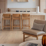 Poise Counter Stool, Light Oak