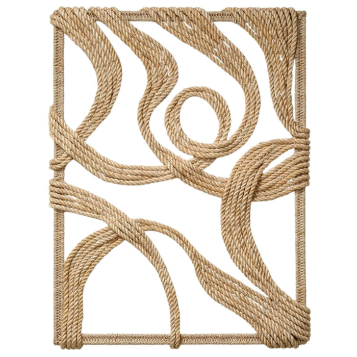 Andel Natural Rope Art, 32"W x 40"H