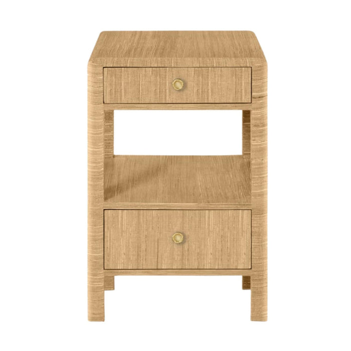 Parson Nightstand, Natural Hemp, 18"W x 18"D x 30"H