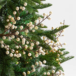 White Berry Christmas Tree Stem, 17", Sold Individually