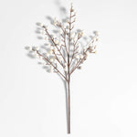 White Berry Christmas Tree Stem, 17", Sold Individually