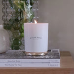 White Luxury Candle, Available in 2 Scents