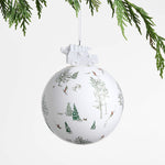 Winter Scene Christmas Ornament, Sold Individually