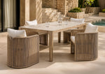 Trellis Outdoor Dining Table, 53.5"Dia