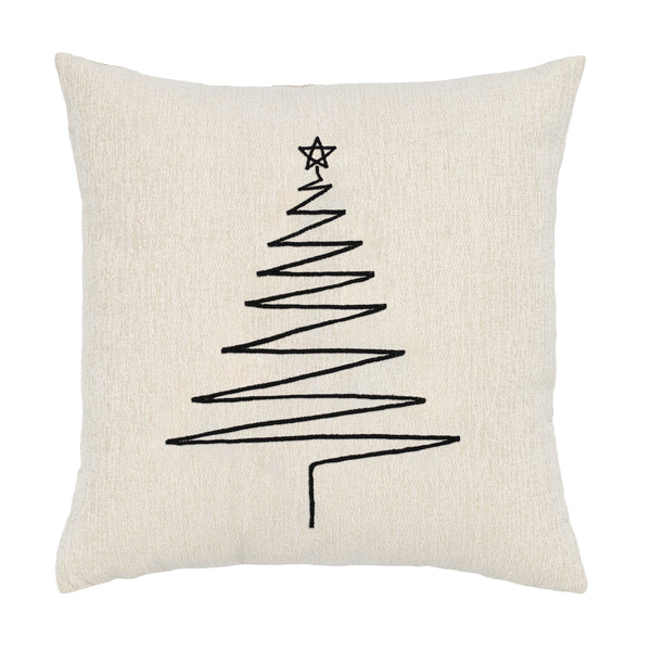 Silent Night Pillow - Crema, 20" x 20"