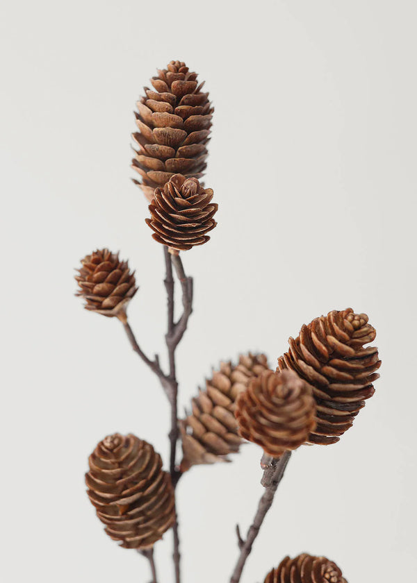 Artificial Pine Cone Branch, 28.5"