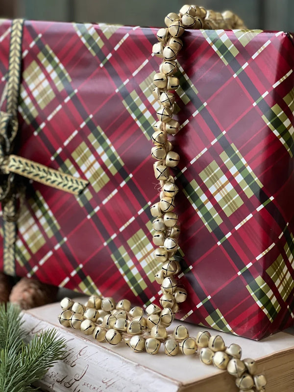 Jingle All the Way Garland - Gold, 4'
