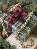 Jingle All the Way Garland - Gold, 4'