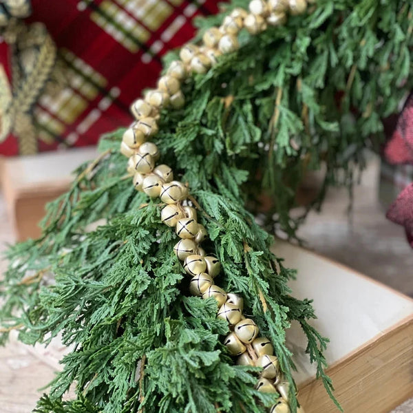 Jingle All the Way Garland - Gold, 4'