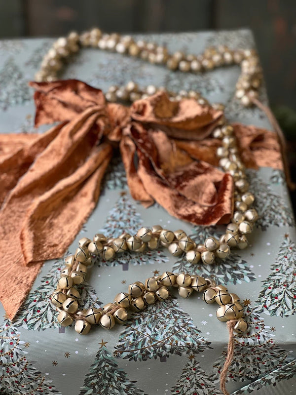 Jingle All the Way Garland - Gold, 4'