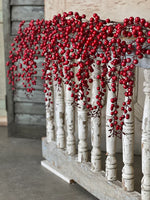 Iced Weatherproof Berry Garland, 5'