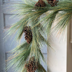 Giant Pine & Sugar Cone 6' Garland