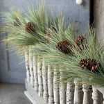 Giant Pine & Sugar Cone 6' Garland