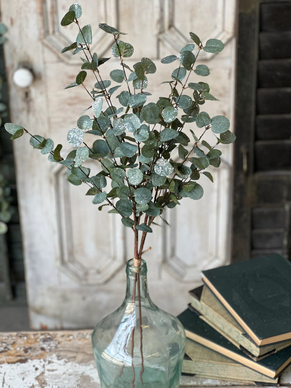 Crisp Air Eucalyptus Bundle (w/ frost effect), 35"