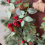 Elmsley Pine & Berry Wreath, 18"