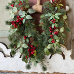 Elmsley Pine & Berry Wreath, 18"