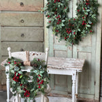 Elmsley Pine & Berry Wreath, 18"