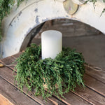Emerald Falls Candle Ring, 14"