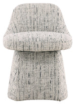 Wells Vanity Stool, Cleo Shadow Fabric