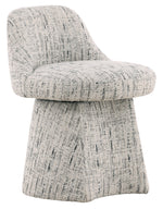 Wells Vanity Stool, Cleo Shadow Fabric