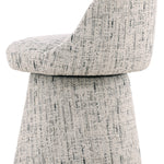 Wells Vanity Stool, Cleo Shadow Fabric