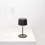 Olivia Mini Table Lamp, Dark Grey