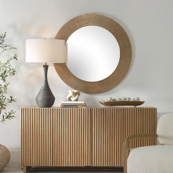 Tano Round Mirror, 41"Dia
