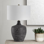 Graphite Table Lamp, 25"H