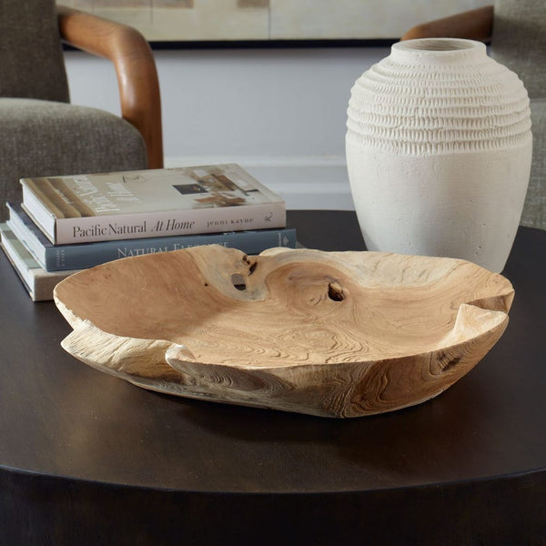 Organic Embrace Outdoor Bowl, 20"Dia x 4"H