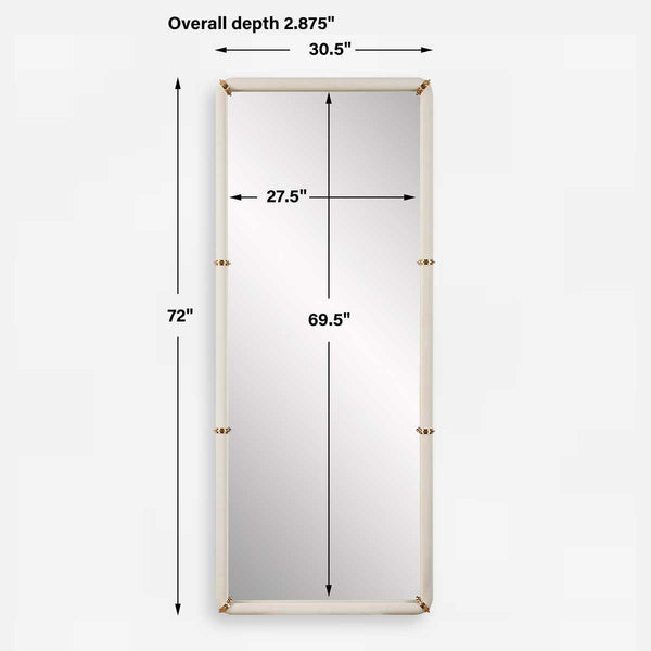 Cyprus Mirror, 72"H x 31"W