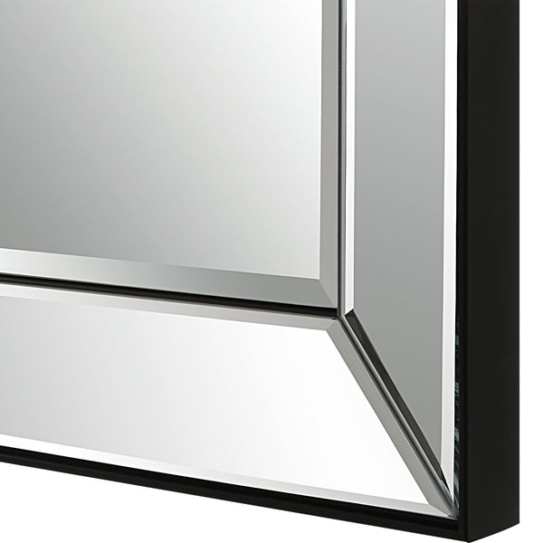 Lytton Mirror, Black, 24"W x 48"H x 1"D
