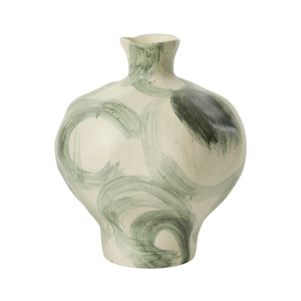 Thallow Vase - Green, 14"H