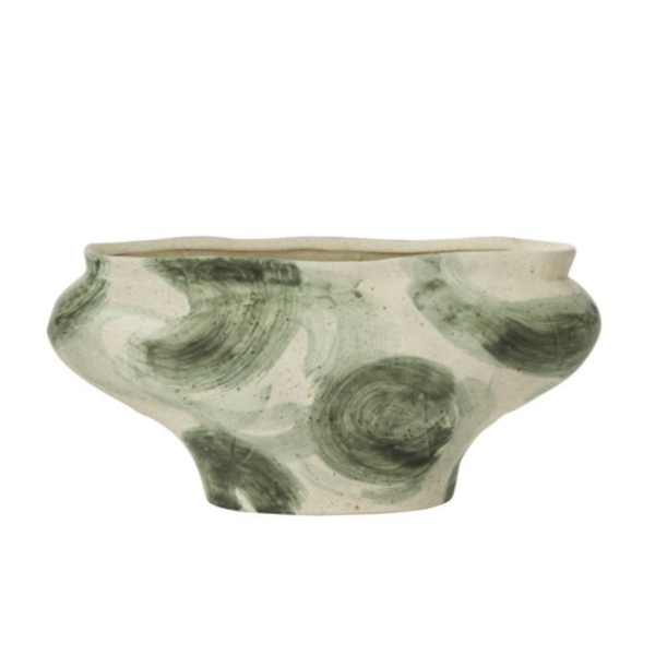 Thallow Vase - Green, 6.25"H