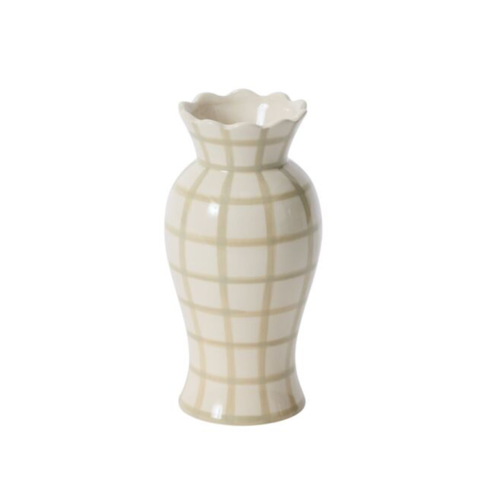 Bonnie Vase - Light Green, 8"H